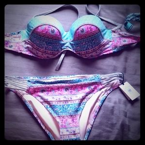 Last Chance! Bikini. Bottoms are NWT!  Top is EUC.